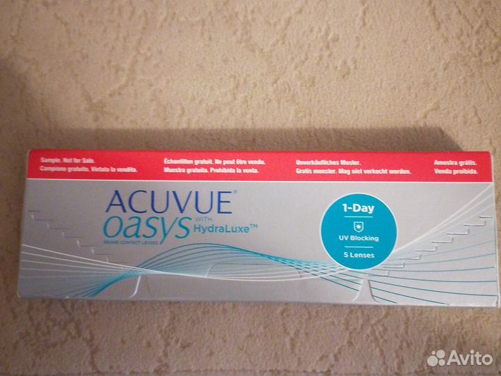 Линзы контактные acuvue oasys однодневные