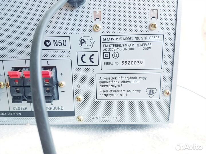 Шикарный аудио-видео ресивер Sony STR-DE595