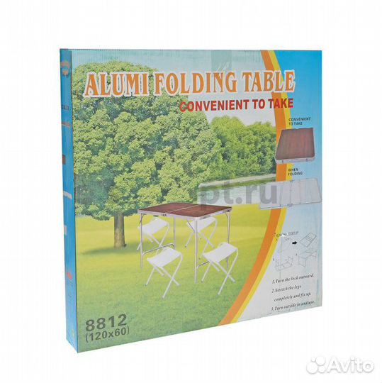 Набор кемпинговой мебели 120*60cм (8812)