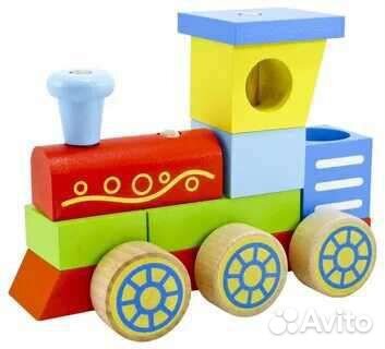 Конструктор каталка паровозик