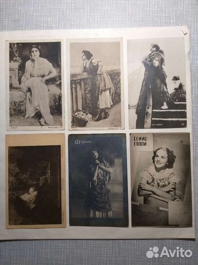 Старинные открытки из немецкого плена 1917г,12шт