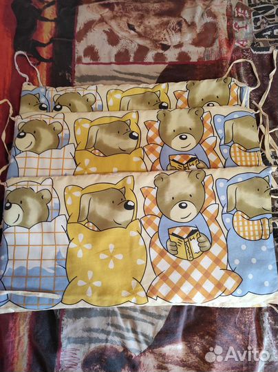 Бортики в детскую кроватку бу