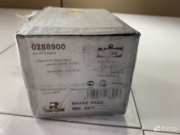 Колодки задние LS 430 LS III XF30 00-06 Новые