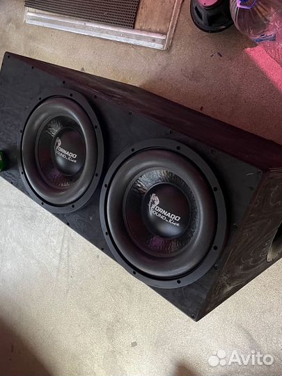 Сабвуфер kicx tornado 12