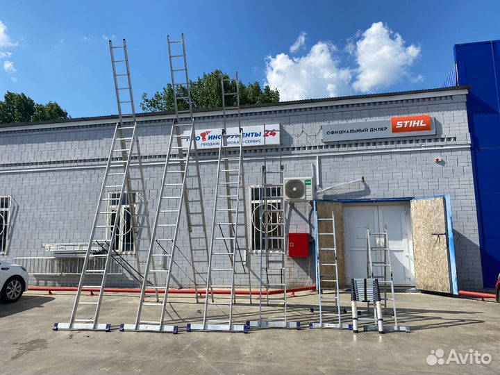 Прокат лестницы от 1,7 до 12 м., Доставка