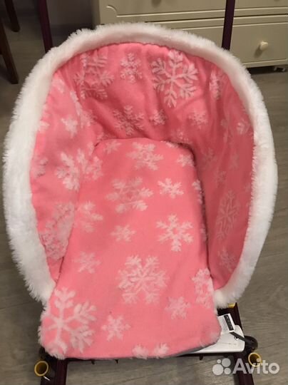 Санки с выдвижными колесами