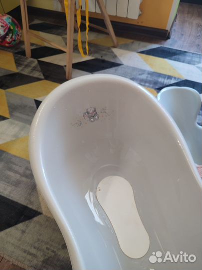 Ванночка для купания с горкой