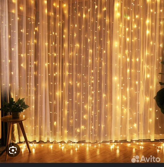 Гирлянда штора