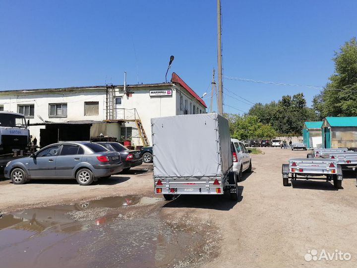 Прицеп 03.022 с тентом аэро 150 см. Доставим по РФ