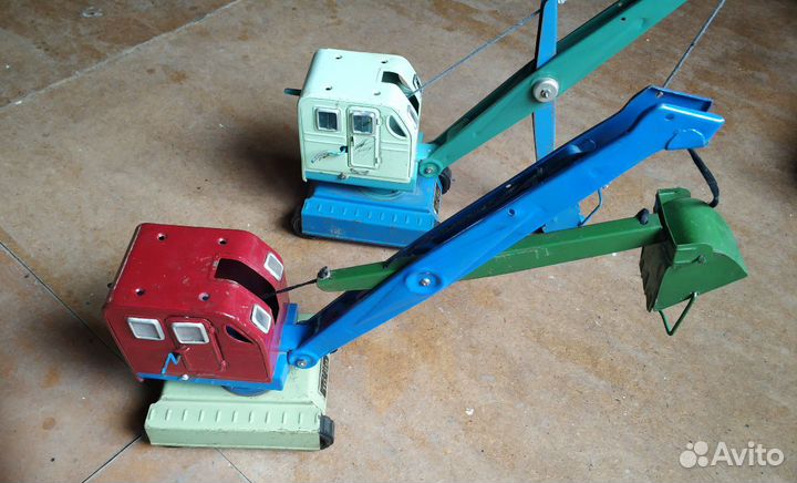 Винтажный экскаватор СССР 1989г