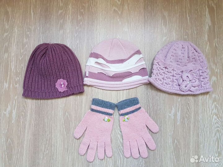 Шапки Politano Maxval д/с для дев и перчатки