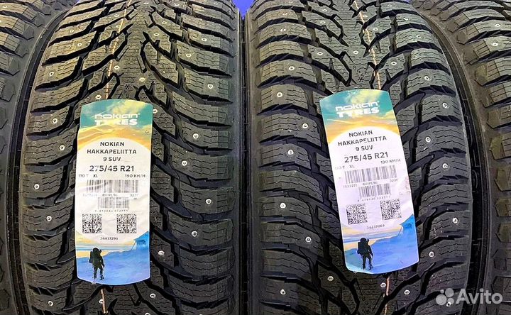 Nokian Tyres Hakkapeliitta 9 SUV 315/40 R21 и 275/45 R21 115T