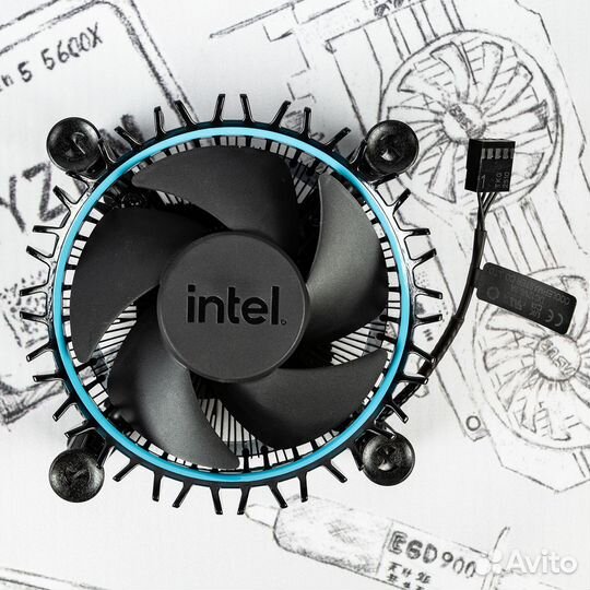 Кулер для процессора Intel Black LGA 1700