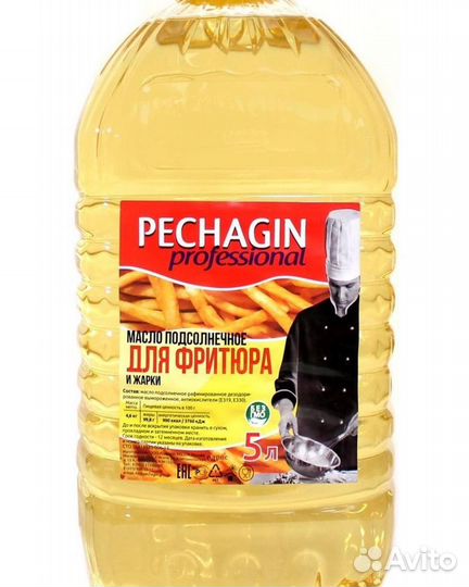 Масло фритюрное Печагин/Pechagin 5л