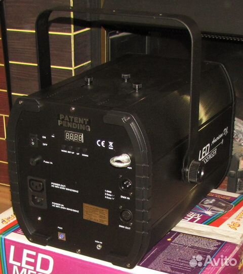 Светомузыка ADj LED Messenger RGB Mic DMX ду Линза