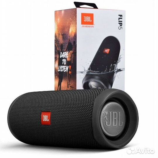 Колонка jbl flip 5, черная