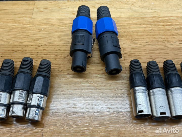 Разъмы XLR+ крепления