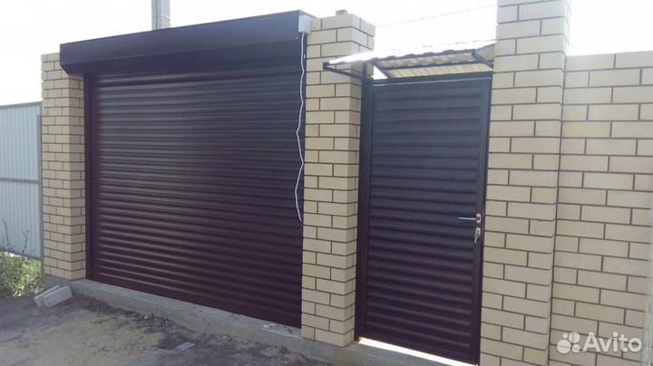Роллетные ворота с электроприводом