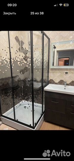 Душевой уголок c поддоном