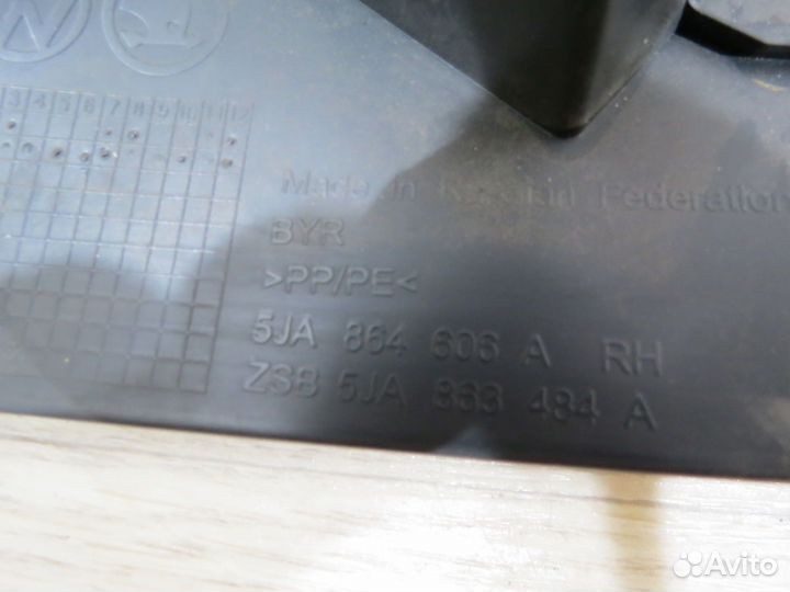 Накладка порога передняя правая Volkswagen Polo