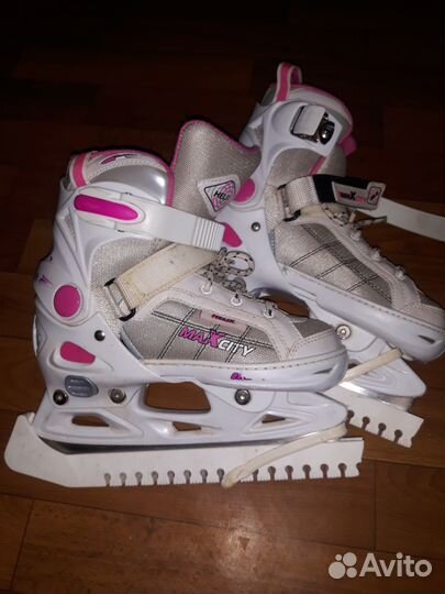 Коньки детские раздвижные 33 36