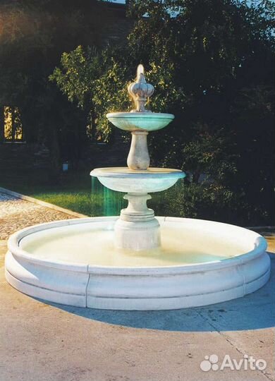 Фонтан алюминиевый
