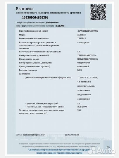 Zontes zt125 u1