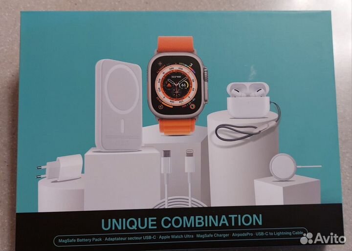 Подарочный набор Apple watch набор 6 в 1 Luxe