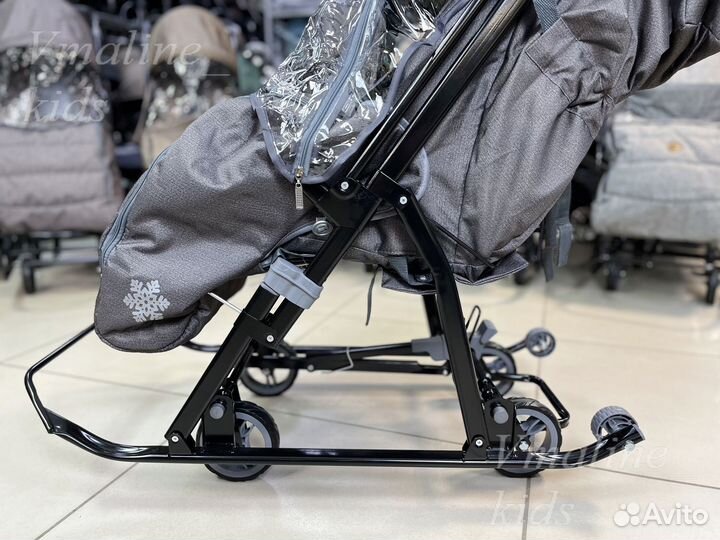 Детские санки коляска