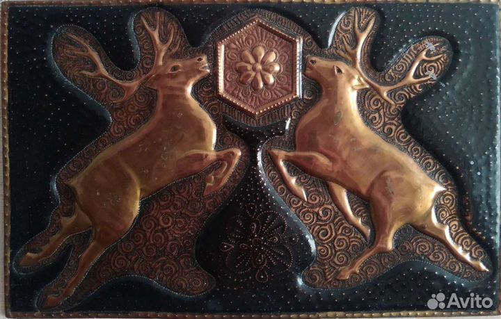 Чеканка (СССР) 2 штуки с разными изображ