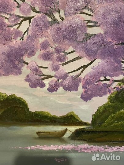 Картина маслом на холсте пейзаж