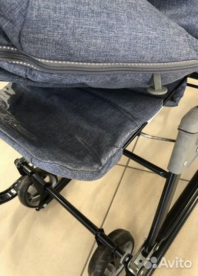 Санки-коляска Nika Ника Детям 7-8K нд7-8K, Джинс