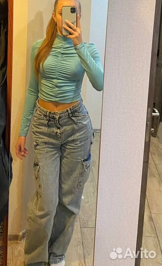 Топ с длинным рукавом