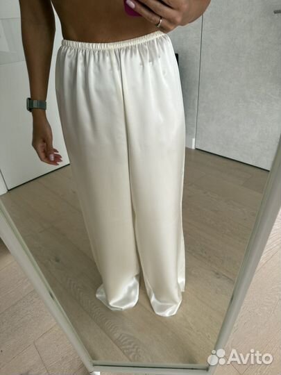 Брюки из шелка