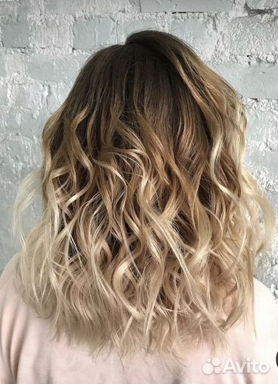 Модель на укладку волос