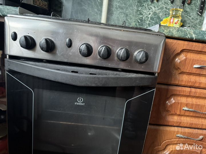 Газовая плита бу indesit 50см