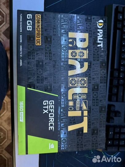 Видеокарта gtx 1660 super 6gb palit