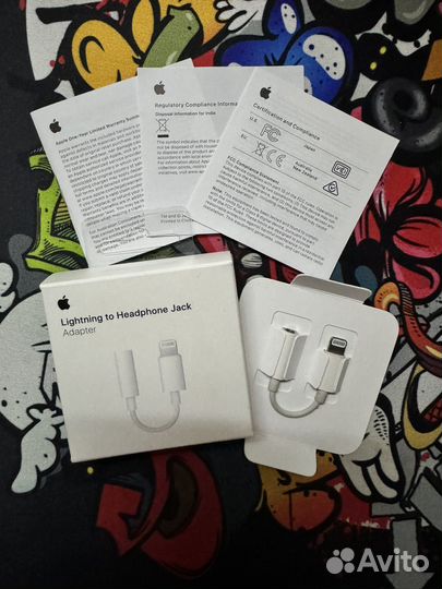 Переходник 3,5 jack - lightning