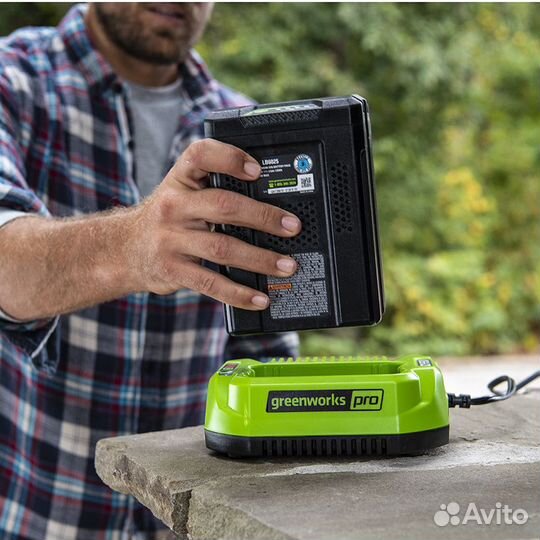 Газонокосилка аккумуляторная Greenworks GD60LM46HP