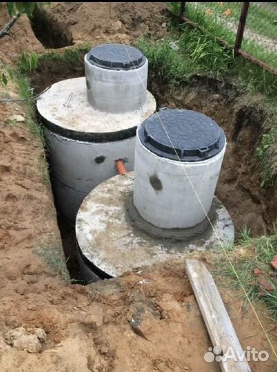 Септик под ключ, канализация, водопровод