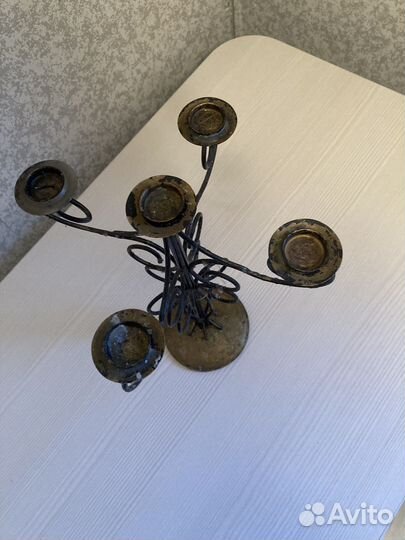 Бронзовый подсвечник