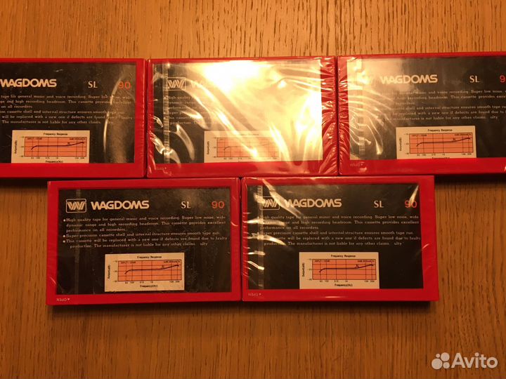 Аудиокассеты запечатанные wagdoms SL90