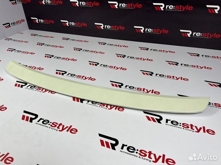 Спойлер Toyota Camry 50/55 11-18 Белый Modellista