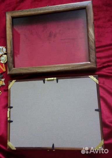 Рамки из ценных пород дерева (зебрано) для наград