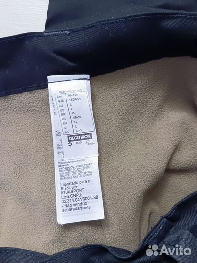 Утепленные брюки decathlon 