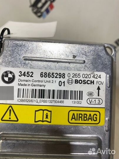 Блок управления AIR BAG Bmw 116I F21 N13B16A 2013