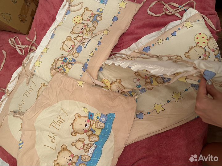 Бортики в детскую кроватку