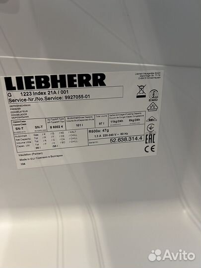 Морозильный шкаф Liebherr G 1223