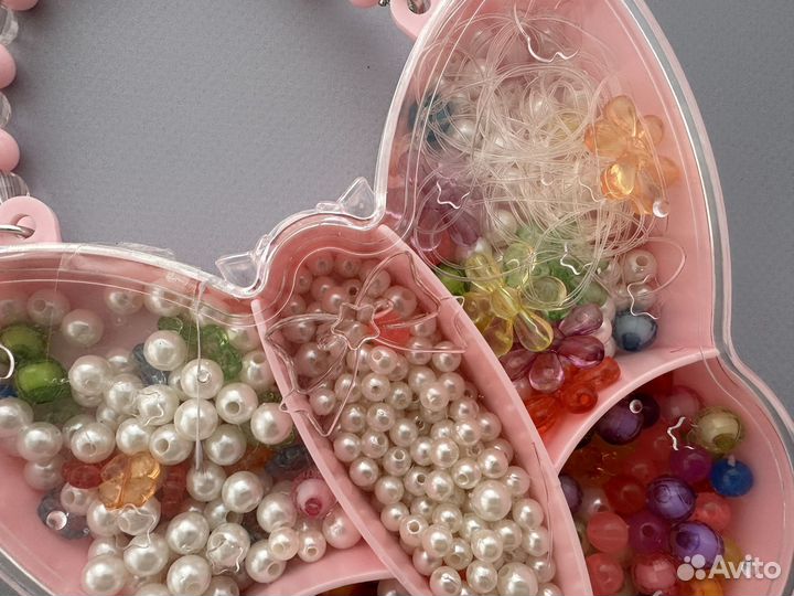 Набор бусин для украшений новый