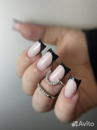 Маникюр наращивание